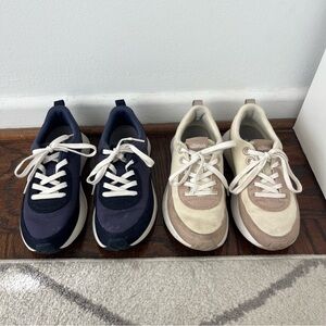 Allbirds Women’s Courier Set in Cream and Blue